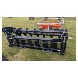 Quick attach skid steer attachment