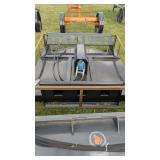 Quick attach skid steer brush cutter
