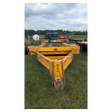 Tri axle flatbed trailer
