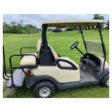 Club Car golf cart, gas, w/ rear fold down seat