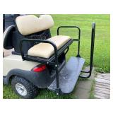 Club Car golf cart, gas, w/ rear fold down seat
