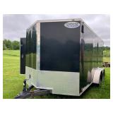 2018 Continental cargo V series enclosed trailer w/ ramp tandom axle
