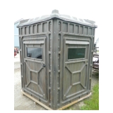 Hard sided camo deer blind