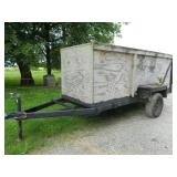 12' wooden enclosed trailer