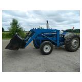 Ford 4600 diesel tractor w/ loader pto, 3pt quick attach