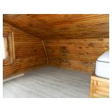 14'x14' Gambrel style insulated and finished inside 2 story cabin
