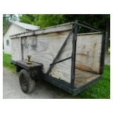 12' wooden enclosed trailer