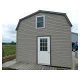 14'x14' Gambrel style insulated and finished inside 2 story cabin