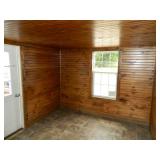 14'x14' Gambrel style insulated and finished inside 2 story cabin