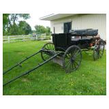 1 horse, 4 seater open buggy