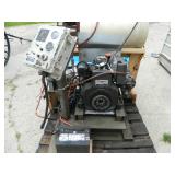 Lombardini diesel w/ 24 v & 12 v alternater charger
