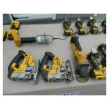 Dewalt jig saw, grinder, work lamp