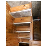 14'x14' Gambrel style insulated and finished inside 2 story cabin
