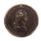 1789 George Washington Indian Peace Medal - Silver