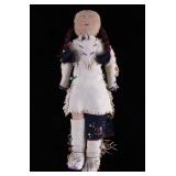 Early Plains Native American Indian Beaded Doll