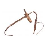 Comanche Silver Concho Belt & Trade Knife 19th C.