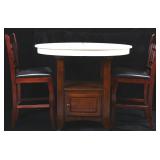 Coaster Transitional Round Dining Table and Chairs