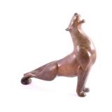 Original Loet Vanderveen Bronze Lion Sculpture