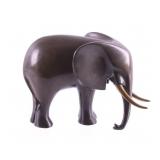 Original Loet Vanderveen Bronze Elephant Sculpture
