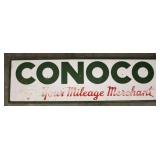 Conoco Service Station Advertising Sign c. 1947
