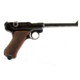 WWII German 9mm Luger with 6 Inch Barrel