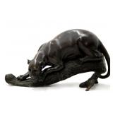 Large Mountain Lion Bronze