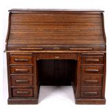 B&G Furniture Co. Roll Top Secretary Desk