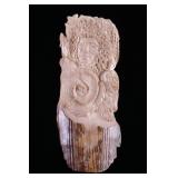 Alaskan Inuit Carved Wooly Mammoth Tusk