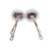 Antique Argentine Nickel Silver Spurs