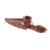 Moundville Mississippian Pottery Bird Pipe AD 800-