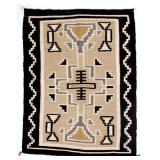 Navajo Two Grey Hills Rug Circa. 1945