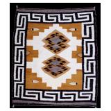 Navajo Two Grey Hills Woven Rug