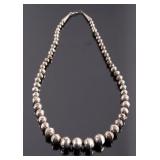 Early Navajo Sterling Silver Necklace