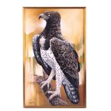 Original Marshall Eagle Oil Painting by Richart