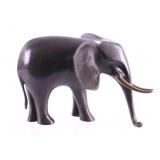 Original Loet Vanderveen Bronze Elephant Sculpture