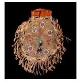 Crow Beaded Tobacco Belt Pouch c. 1870-1880