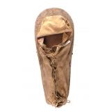 Shoshone Indian Tanned Hide Cradleboard c. 1900