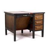Antique Oak Typewriter Desk