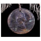 1789 George Washington Indian Peace Medal - Bronze