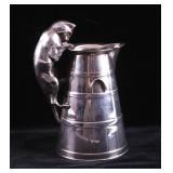 Reed & Barton Gilt Silver Cat Pitcher