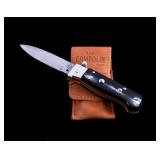 Campolin Buffalo Horn Italian Switchblade Knife