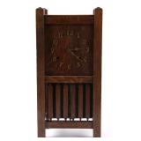 Arthur Pequegnat Oak Mantle Clock