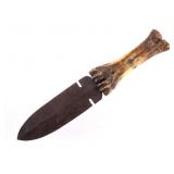 Plains Native American Bone Handle Dag Knife