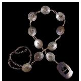 Navajo First Phase Revival Silver Concho Belt