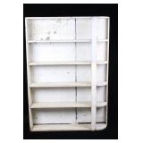 Tin Backed Painted Bookcase