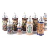 Collection Of Handar Beit German Beer Steins
