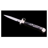 Campolin Italian Ring Pull Stiletto Switchblade