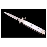 Campolin Italian Ring Pull Stiletto Switchblade