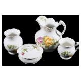 Collection of Buffalo Pottery Cups and Pitcher