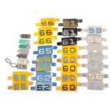 Collection Of License Plate Date Tags 